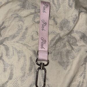 NWT Pink Bling PINK by Victoria’s Secret Keychain Holder Wristlet